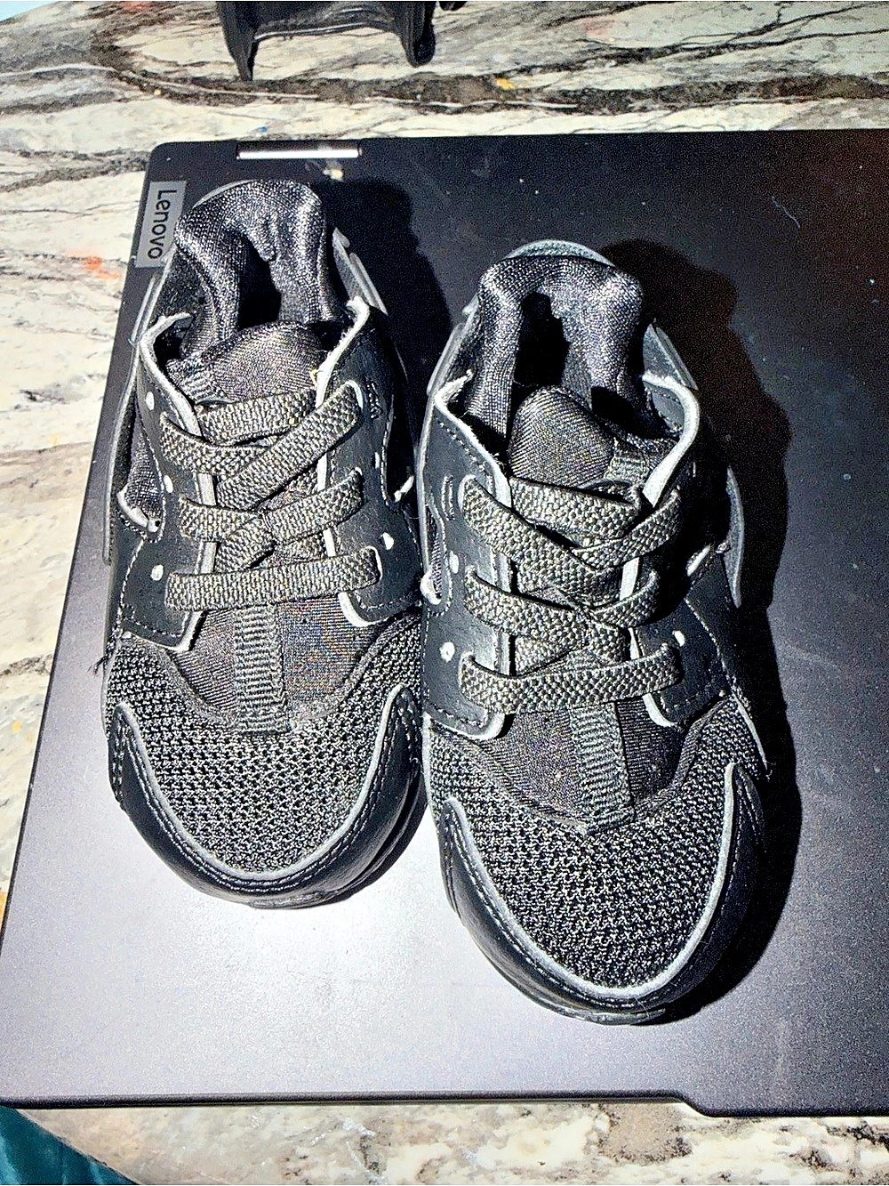 Nike Air Huarache Toddlers Black Sneakers US 5